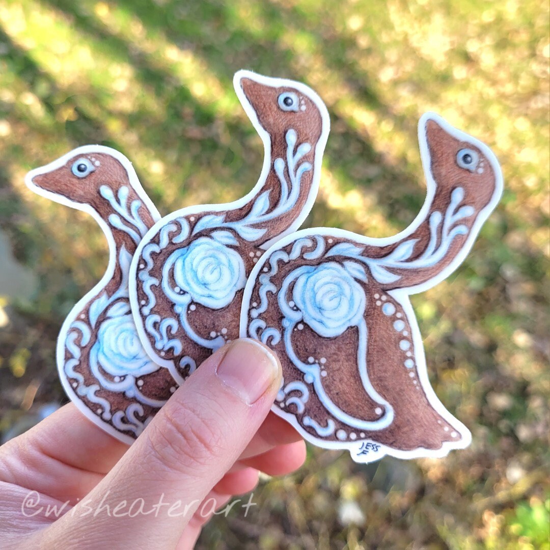 ONE Goosey Cookie Matte Sticker, Outdoor and Indoor Use - Etsy