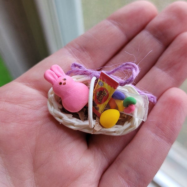 ONE Easter Basket with handmade fake candy