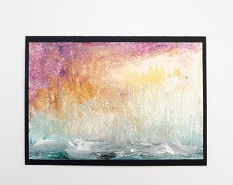 Original Card | Hand Painted Card | Landscape Painting | Abstract Art.