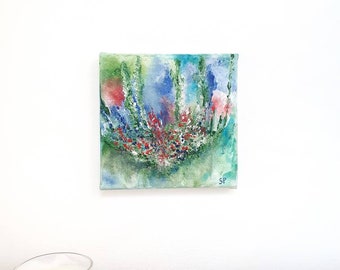 オリジナル絵画 | 抽象芸術 | アクリル画 | 「The Deep Green