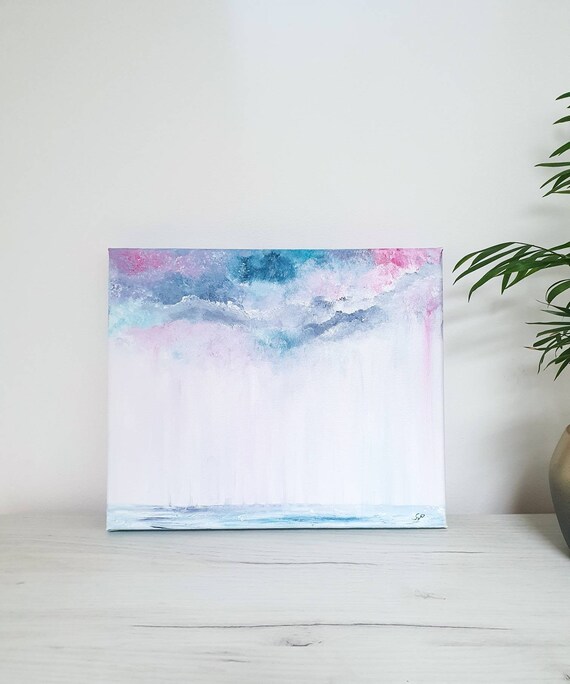 アクリルペイント抽象画 原画 acrylic abstract painting Abstract, 31,5 x 27,6 inch, 1 Painting by Konstantin