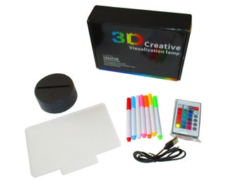 LED Illuminated/Glow-in-the-Dark Neon Dry Erase Drawing/Doodling/Message/Neon Sign Board