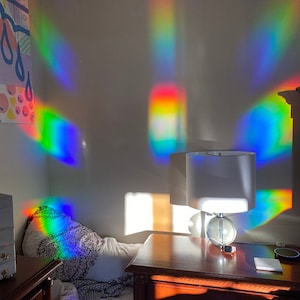 Diffraction Grating Film - Do-It-Yourself Suncatcher/Holographic Chocolate - Bring Rainbows Into Your Home!