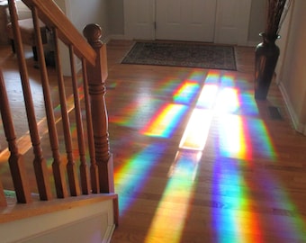 Rainbow Window DIY Suncatcher - Diffraction Grating Film - Bring Rainbows Into Your Home