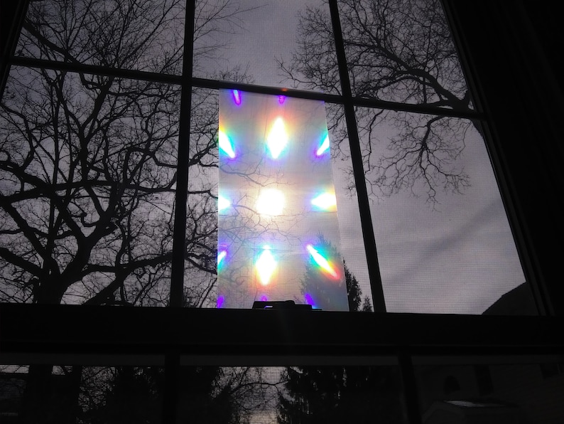 Diffraction Grating Window Prism Film Bring Beautiful Etsy