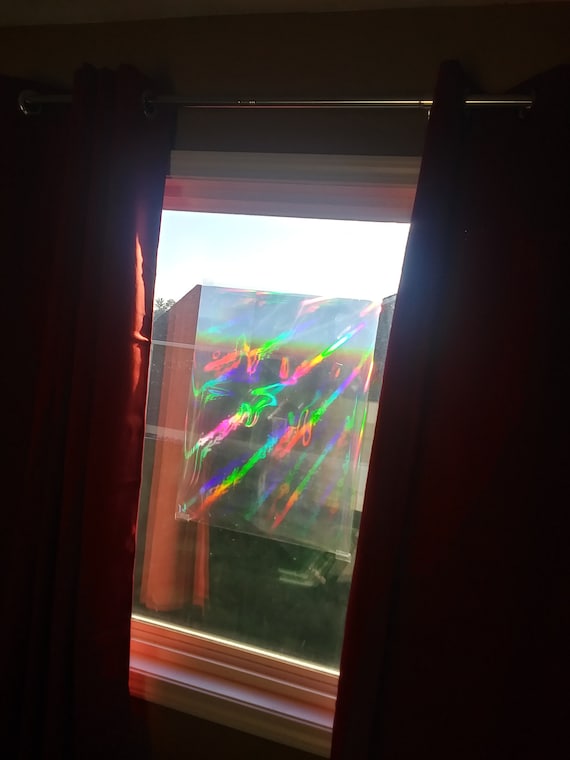 Holographic Suncatcher Rainbow Window Film  Rainbow window, Rainbow light,  Rainbow magic