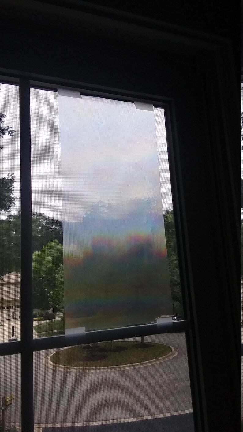 Rainbow Window Film DIY Suncatcher Bring Beautiful Rainbows Etsy
