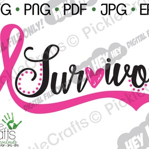 Brustkrebs Überlebende Band Cancer Awareness SVG PNG Digital geschnitten Datei Eisen auf Übertragung Sublimation Design Wasserschiebe gedruckt Aufkleber