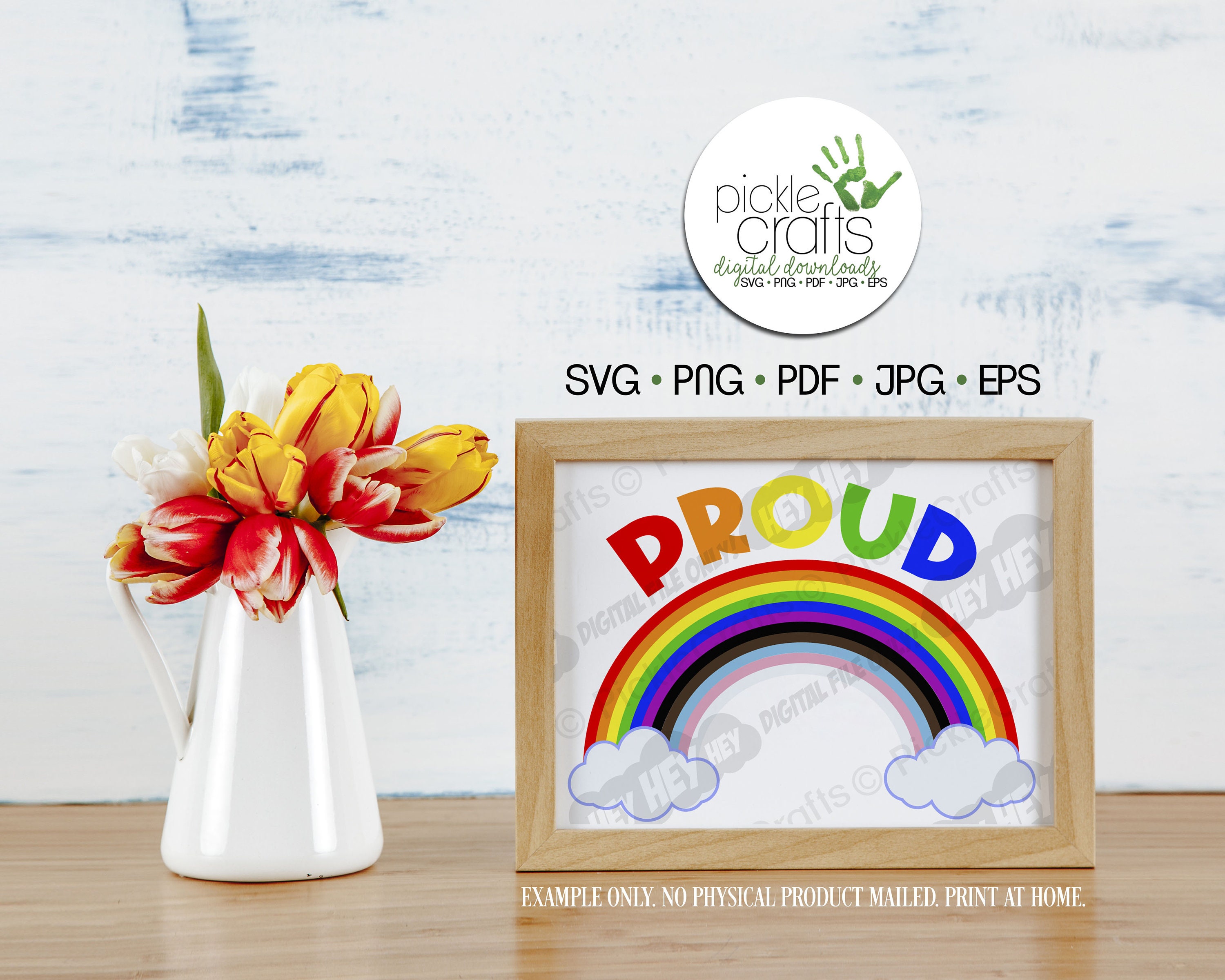 Rainbow Gay Pride LGBTQ Bundle SVG PNG Digital Cut File Iron on ...