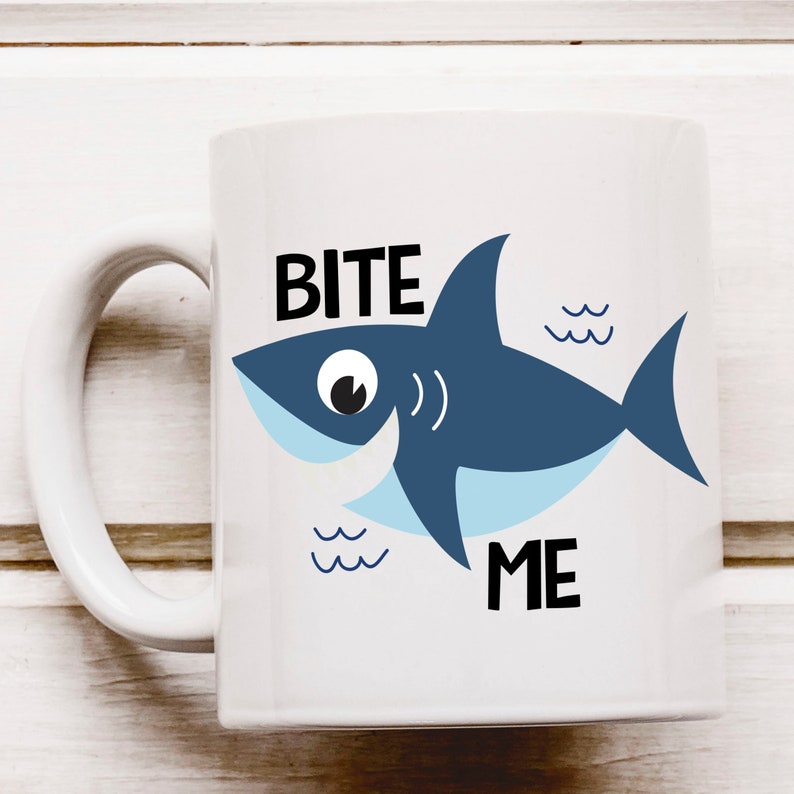 Download Baby Shark Doo Doo Fish Bite Me Funny Mug Sayings SVG PNG ...
