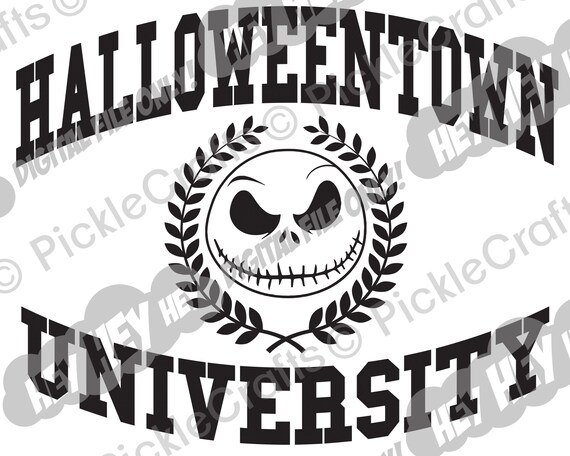 Download Halloweentown University Jack Nightmare Before Christmas Svg Etsy