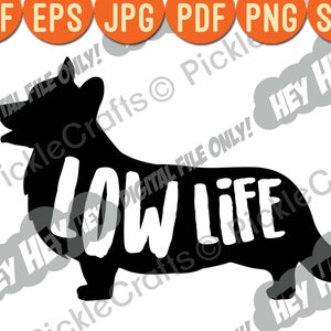 カーディガン コーギー 犬 ローライフ SVG PNG デジタルカットファイル アイロン転写 透明ウォータースライドプリントデカール