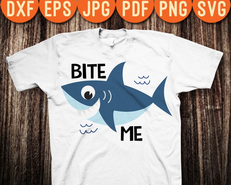Download Baby Shark Doo Doo Fish Bite Me Funny Mug Sayings SVG PNG ...