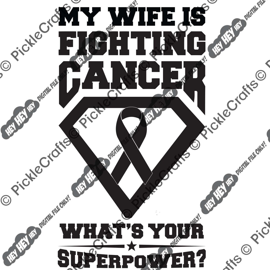 Superhero Cancer Ribbon - Etsy