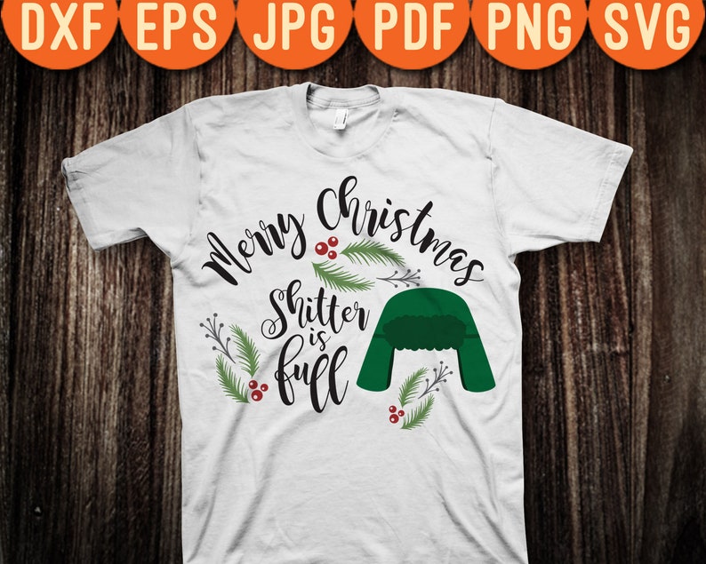Download Merry Christmas Shitter Is Full National Lampoon Vacation Holidays Svg Png Digital Cut File Iron On Transfer Clear Waterslide Printed Decal Clip Art Art Collectibles Moshk Charity Com