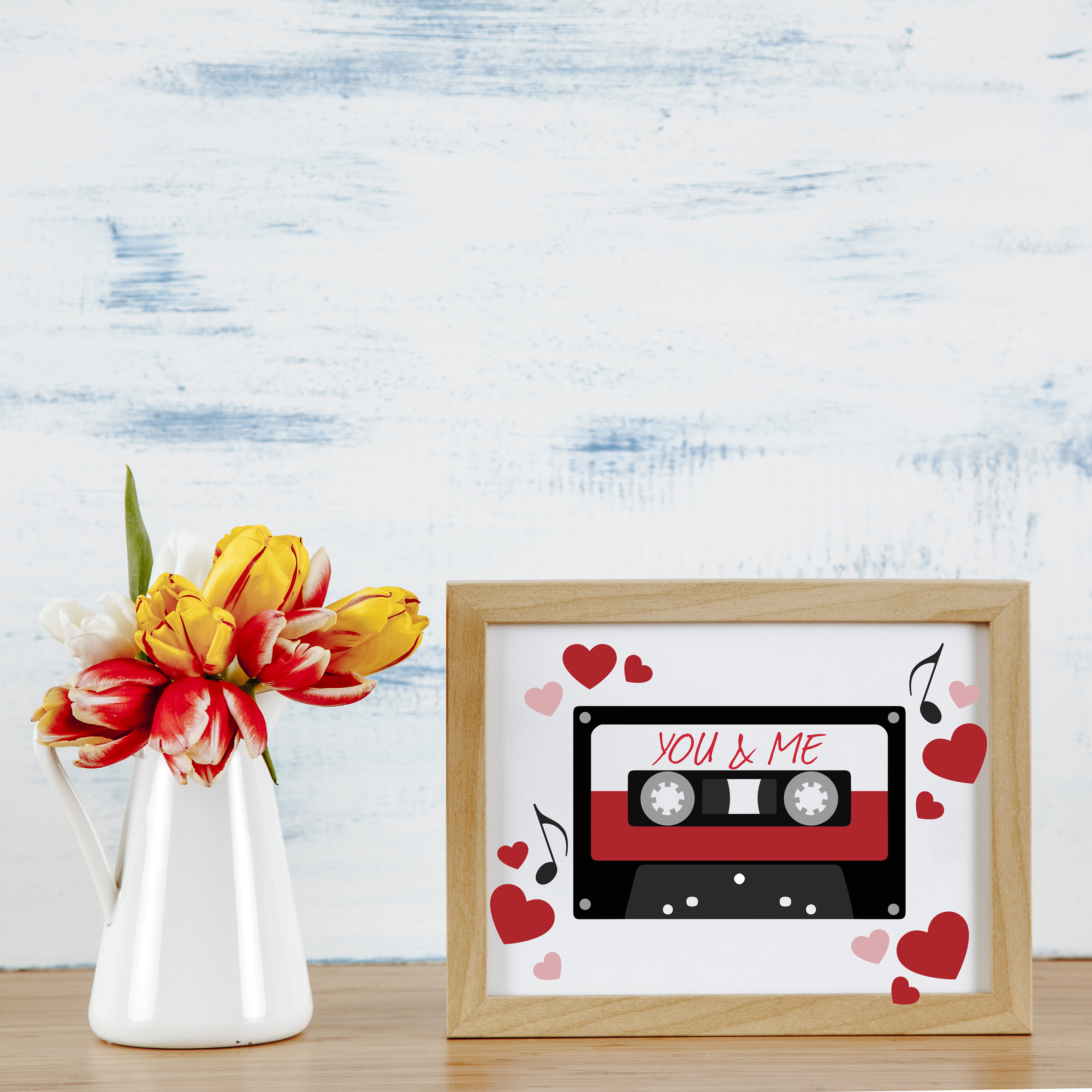 Mixtape Love Retro Vintage Cassette Tape 80s 90s Couples