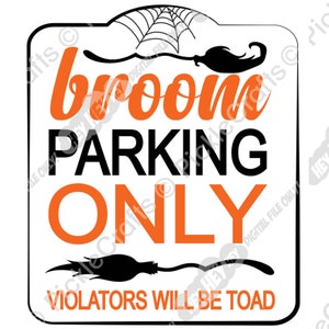 Bezem parkeren alleen heks Halloween SVG PNG JPG bestand met digitale Cut ijzer parkeren overdracht duidelijk Waterslide Decal afgedrukt