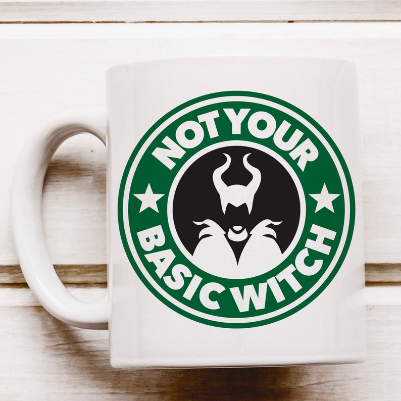 Download Not Your Basic Witch Maleficent Starbucks Halloween SVG ...