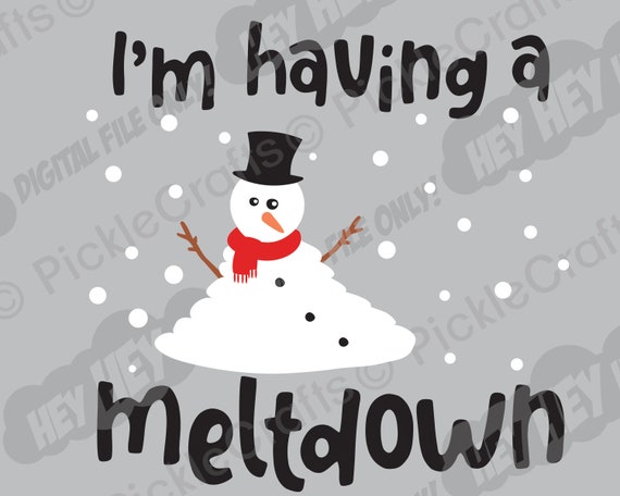 I'm Having A Meltdown Funny Snowman Christmas Ugly Pajamas T-Shirt I'm Having A Meltdown Funny Snowman Christmas Ugly Pajamas T-Shirt