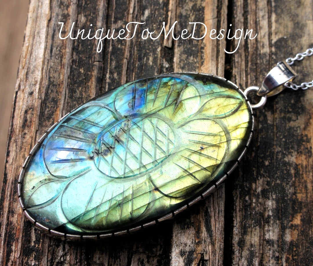 ラブラドライト ペンダント ネックレス 人気のラブラドライトペンダントTOPネックレス | 大阪梅田、中崎町の