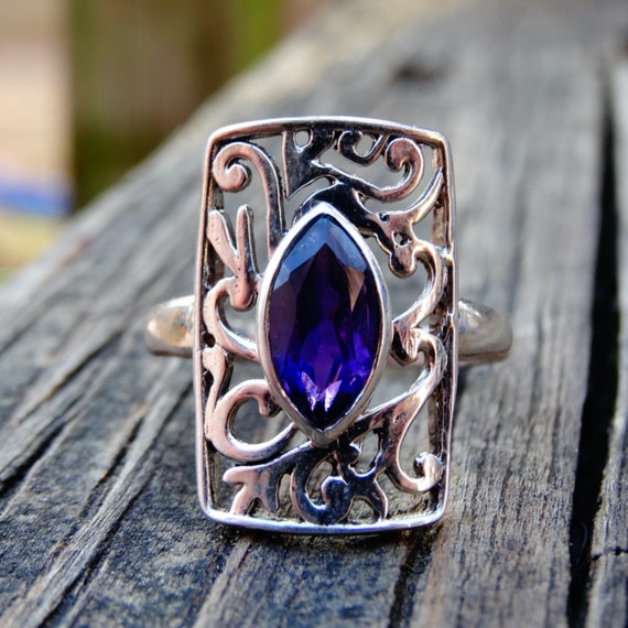 Pandora Deep Purple Pansy Flower Ring - Anfesas Jewelers