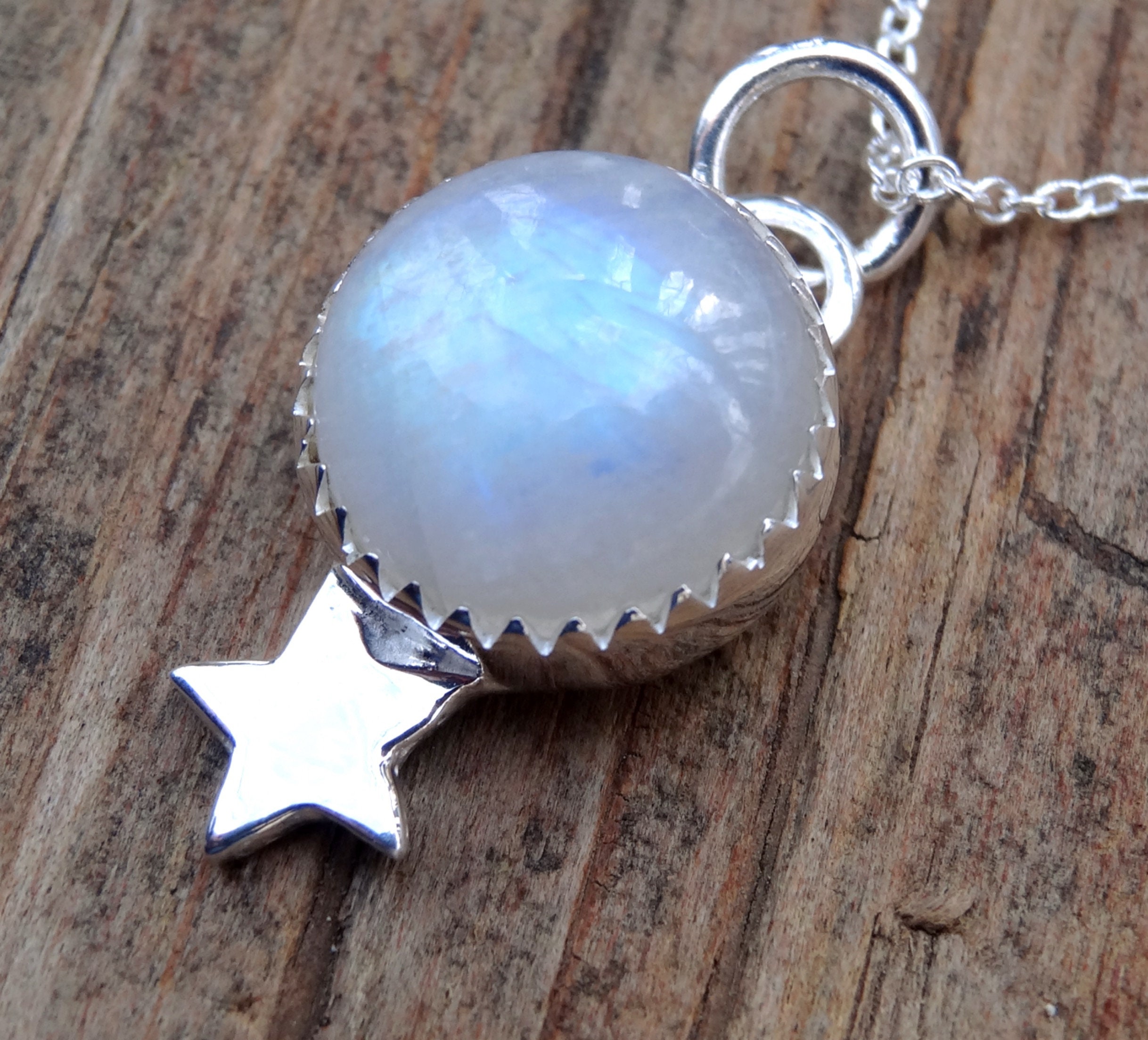 MAX80%OFF／セール開催中 STAR NECKLACE MOONSTONE BLUE JEWELRY】 アクセサリー