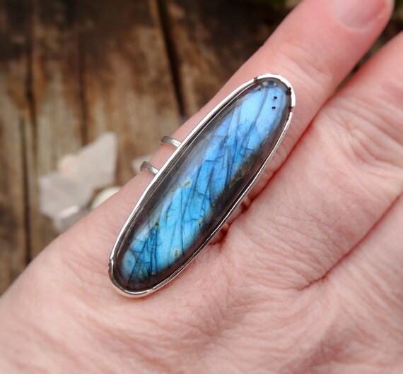 Etsy labradorite shop ring