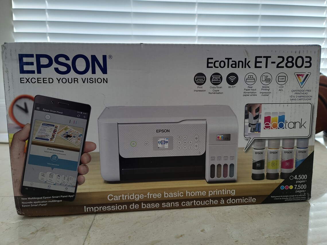 Brand New Epson ET2803 Printer Scanner Copier and Etsy UK