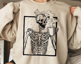 Coffee Sweatshirt, Coffee Weather, Cute Coffee Weather Sweatshirt, Cute Sweatshirt, Oversized Fit, Trendy, Sweatshirts