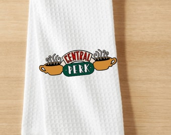 Kitchen Towel and washcloth Waffle towel Friends Central Perk