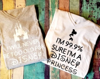 I'm sure I'm a disney princess vacation t-shirt disney world trip