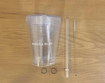 matcha tumbler set.