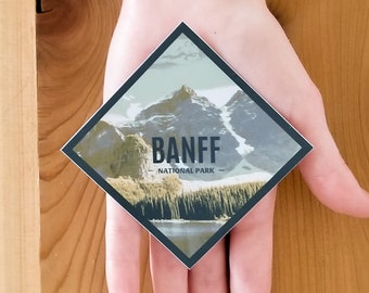 Banff National Park Vinyl Sticker