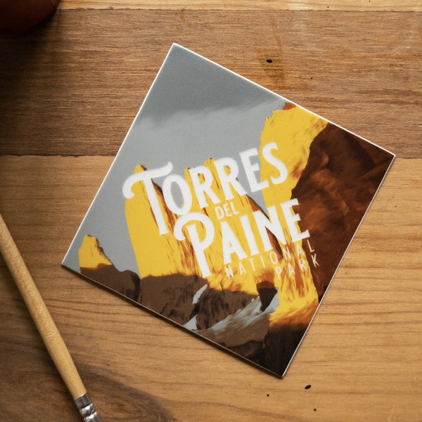 Torres del Paine National Park, Patagonia Vinyl Sticker