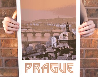 Prague, Czech Republic Poster 11x17