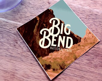 Big Bend National Park Vinyl Sticker