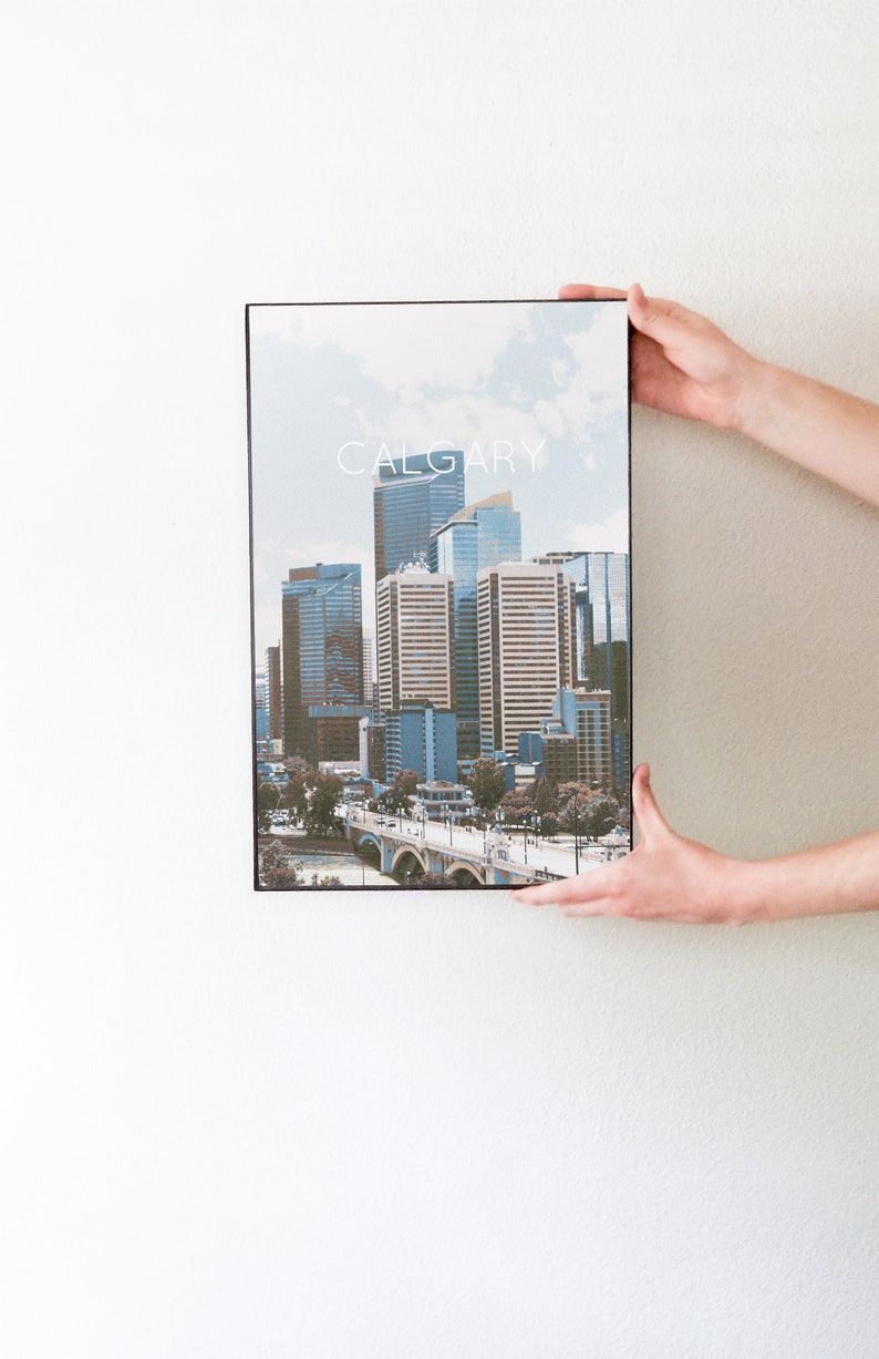 Canada Poster 11x17 18x24 24x36 Calgary Alberta