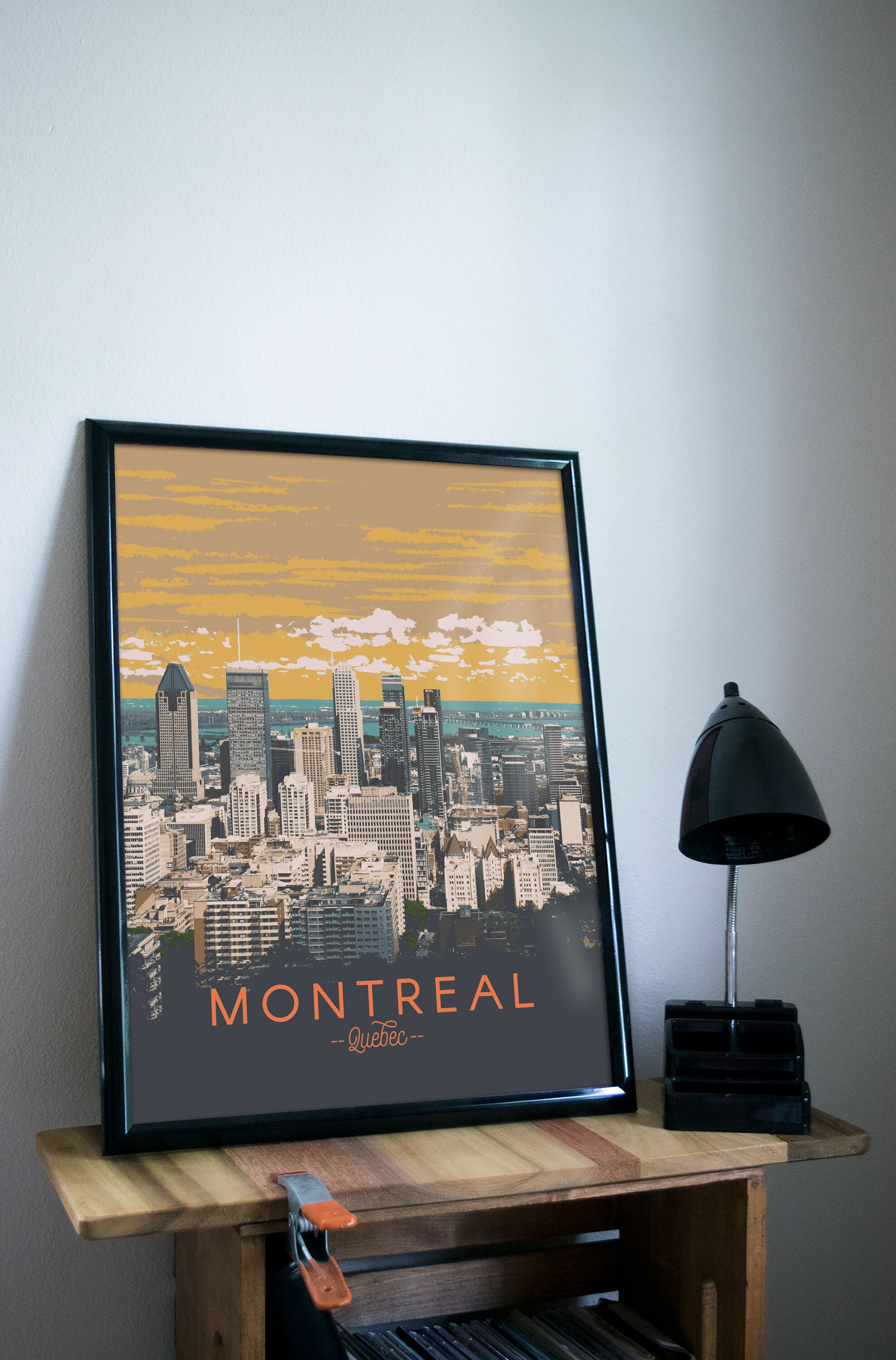 Montreal Quebec Poster Etsy