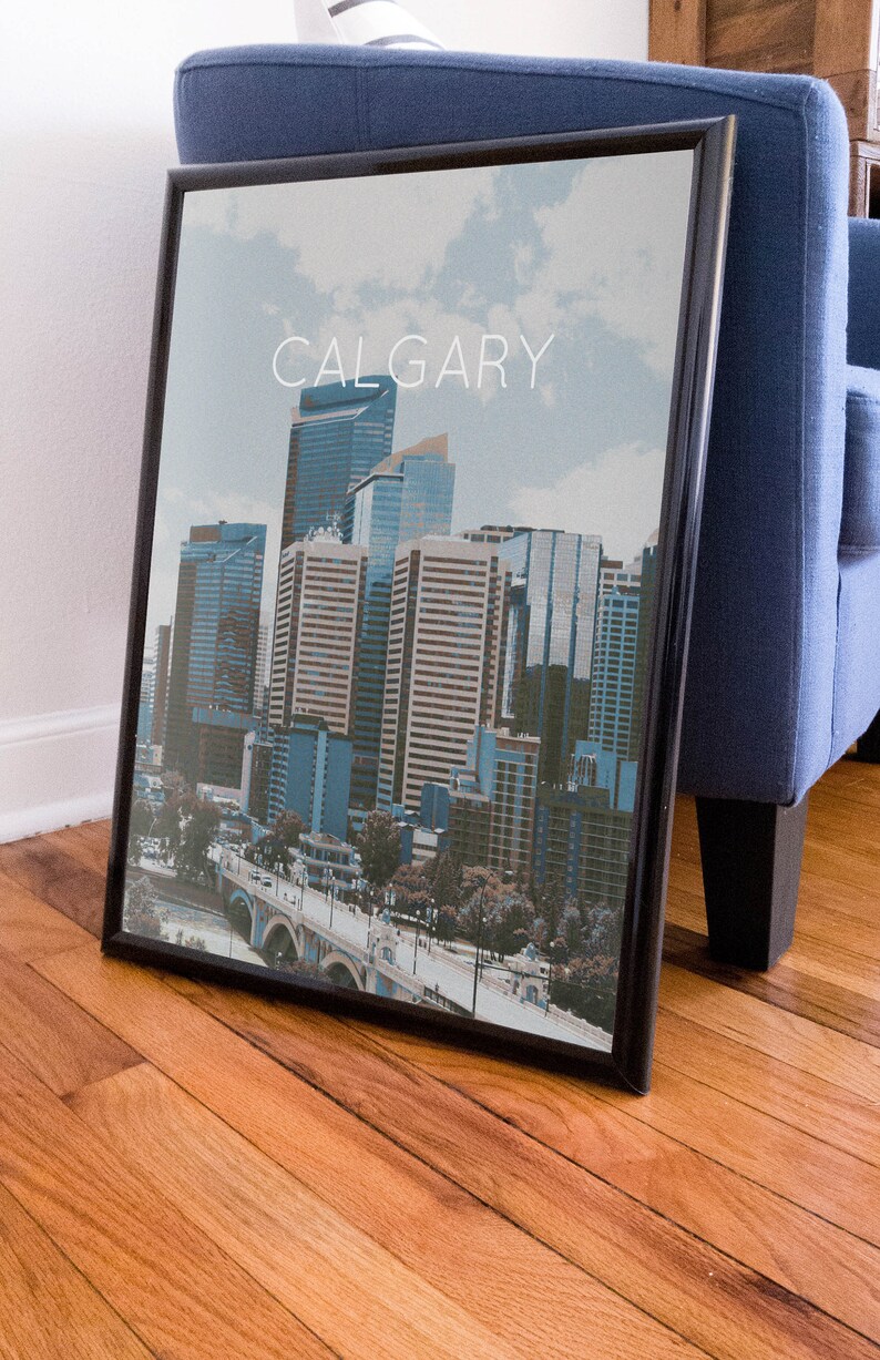 Canada Poster 11x17 18x24 24x36 Calgary Alberta