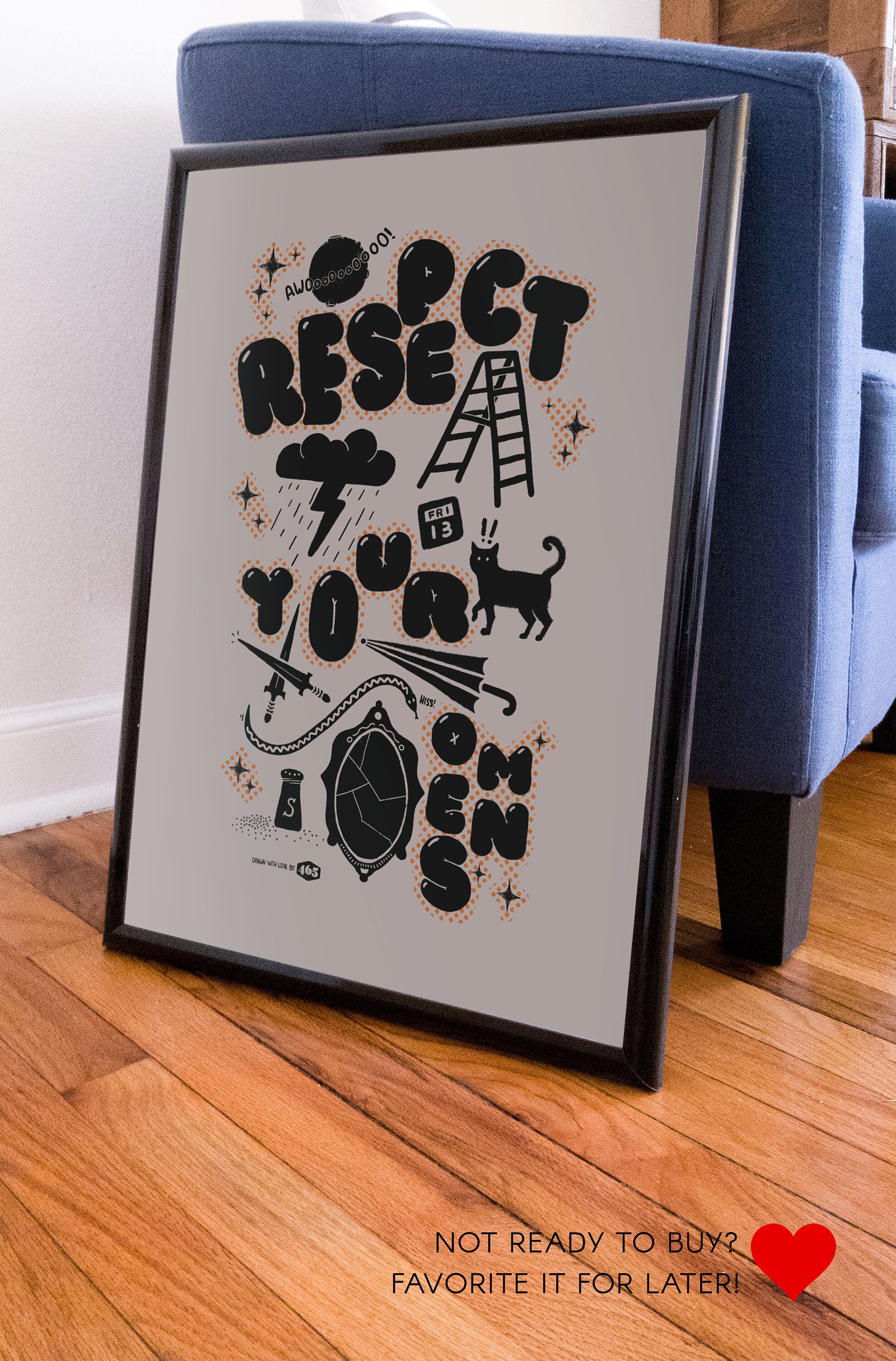 Something Bad Sign Bad Omens Type Graphic Poster 8.5x11 11x17 18x24 24x36 - Etsy