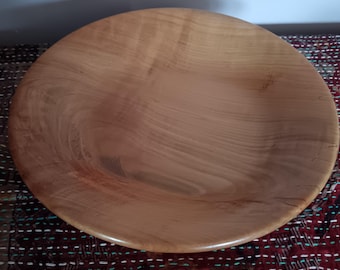 Handmade Cherry Wood Bowl, Lathe Turned Snack Dish