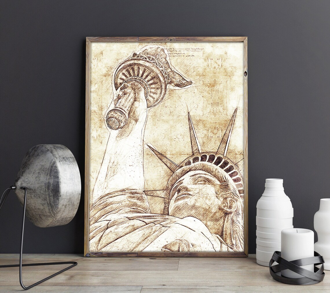 New York Art, Wall Decor, Printable Poster, Art Print, Vintage Art