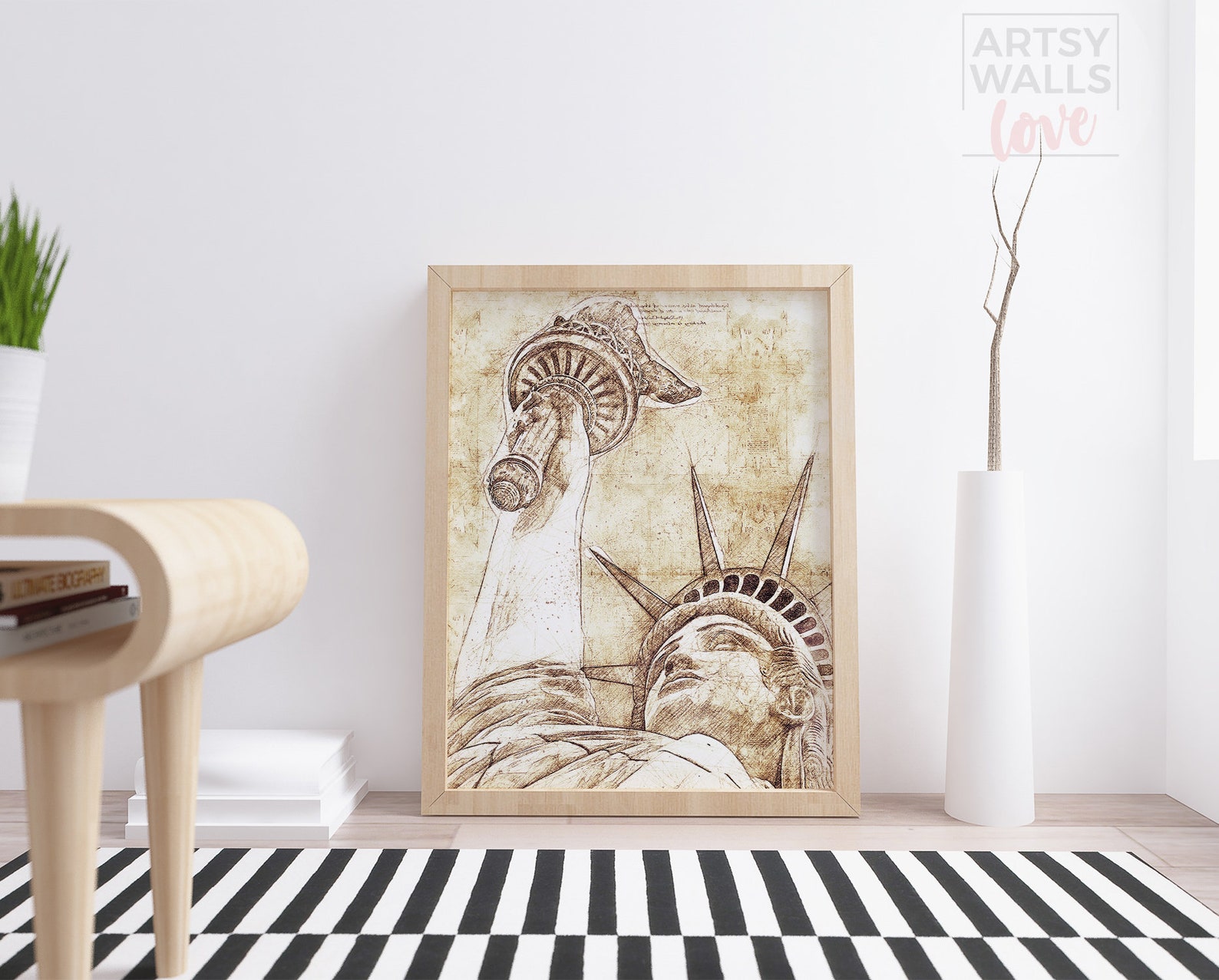 New York Art, Wall Decor, Printable Poster, Art Print, Vintage Art