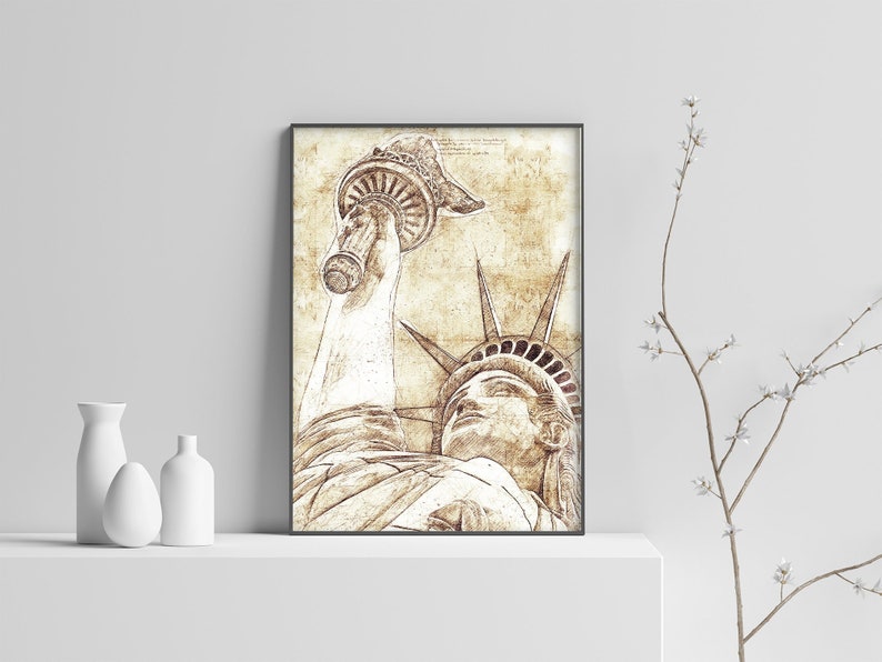 New York Art Wall Decor Printable Poster Art Print Vintage Etsy