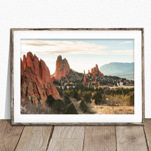 Garden of the Gods, Colorado art, Colorado print, Colorado gifts, national park, mountain art, photography print, wall art