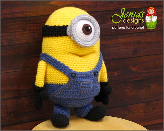 CROCHET PATTERN - Crochet Minion Toy Pattern