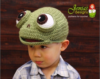 CROCHET PATTERN - Crochet Turtle Hat Pattern, Animal Hat Pattern for Baby, Toddler, Child, Adult, Girl, Boy - Photo Prop or Costume