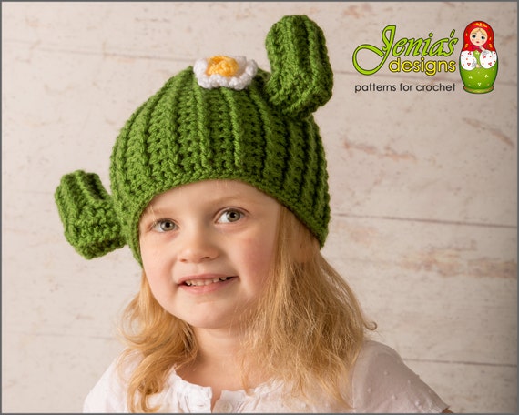 CROCHET PATTERN Crochet Cactus Hat 