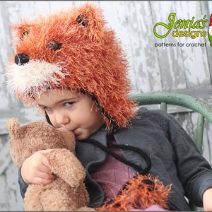 CROCHET PATTERN - Fox Animal Hat for Baby, Toddler, Child, Teen, Adult, Boys and Girls - Fox Photo Prop or Costume