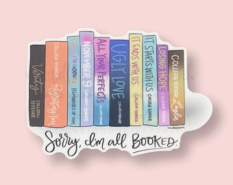 All Booked - Colleen Hoover Sticker